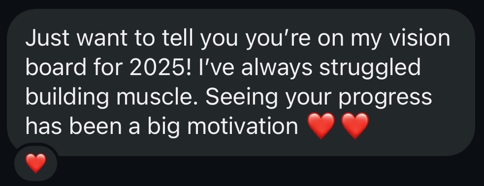 DM: on my vision board for 2025