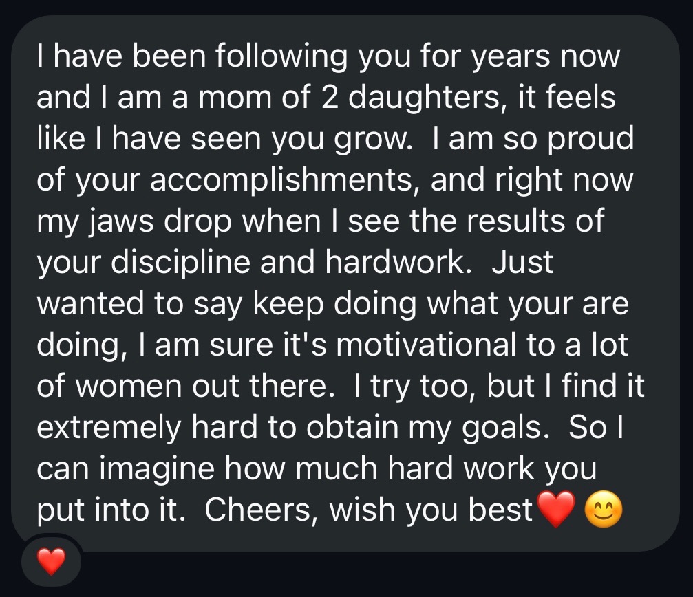 DM: mom of 2, following for years
